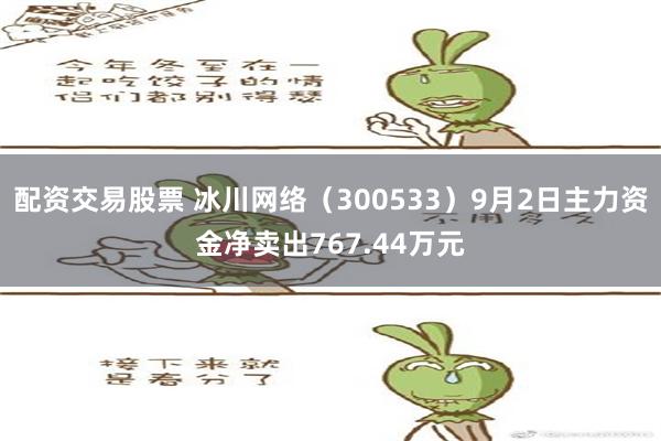 配资交易股票 冰川网络（300533）9月2日主力资金净卖出767.44万元