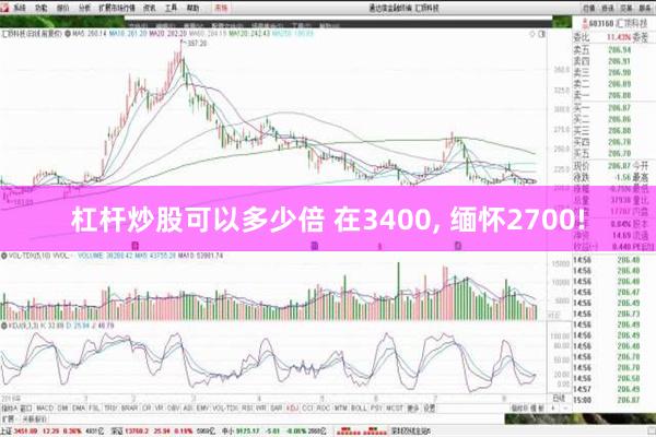 杠杆炒股可以多少倍 在3400, 缅怀2700!